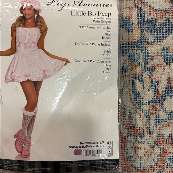 Leg Avenue Little Bo Peep Costume SZ S NIB - Picture 5 of 5